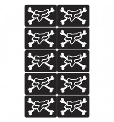 Adhesivo Fox Fox Mini Skulls Stickers Sheet Negro |14010-001|