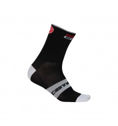 Calcetines Castelli ROSSO CORSA 6 cm negro