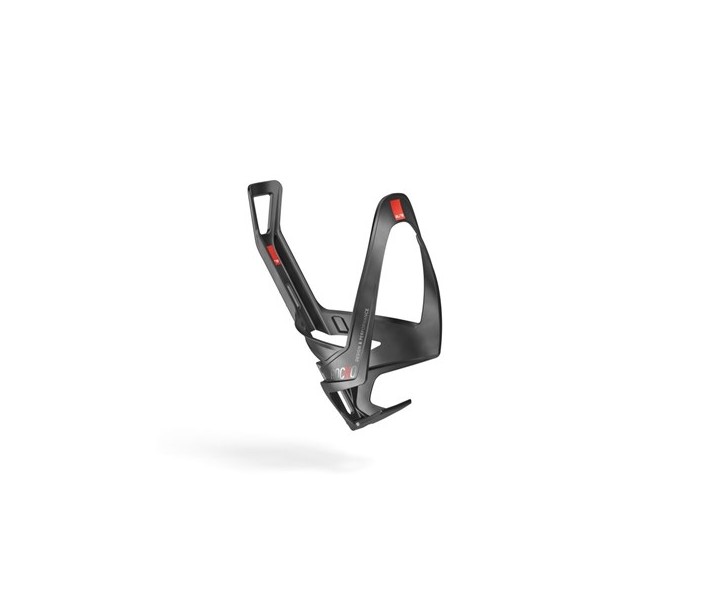 Portabidon Elite Rocko Carbono Mate Rojo - Fabregues Bicicletas