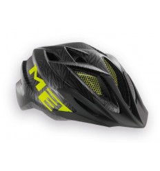 Casco Met Crackerjack Infantil Negro/Verde