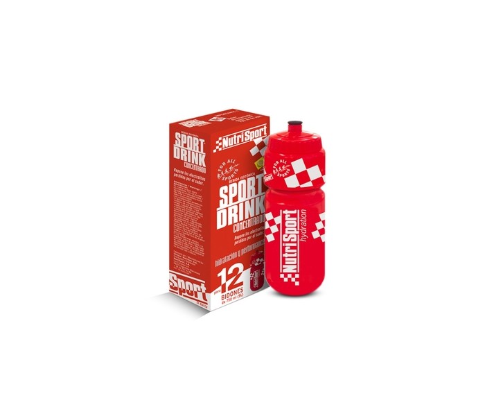 Bebida Isotónica Nutrisport Sportdrink concentrado C/bidon 12 sobres