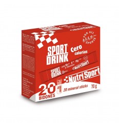 Bebida Isotónica Nutrisport Sportdrink zero calorías (20 sticks sin bidón)