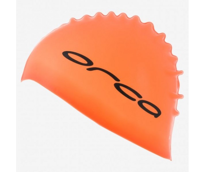 Gorro de natación Orca Silicone Swim Cat Naranja