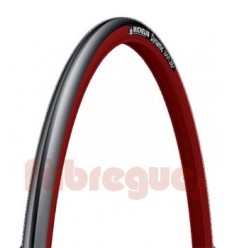 Cubierta Michelin Dynamic Sport 700x23 Negra Roja