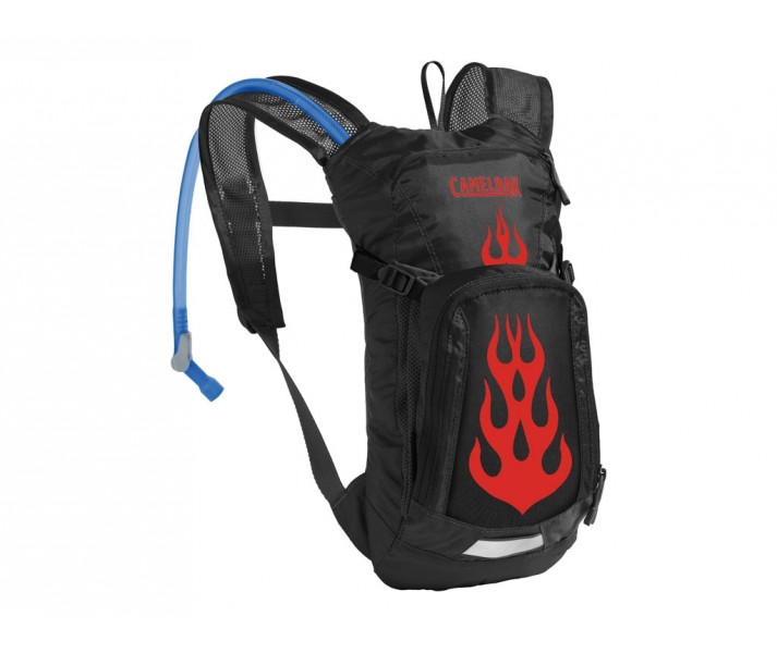 Mochila hidratación Camelbak Mini Mule Negro/Rojo 1.5L