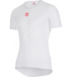 Camiseta Interior Castelli Pro Issue Manga Corta Blanco