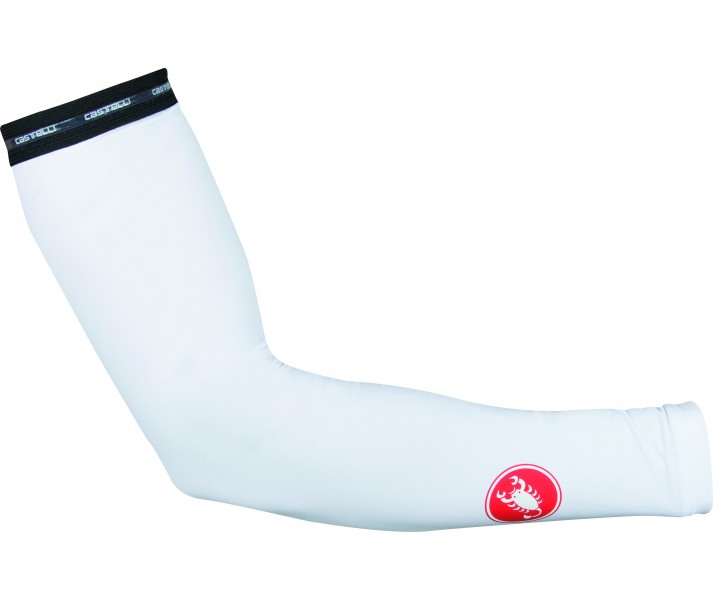 Manguito Castelli UPF 50+ Light Arm Sleeves blanco