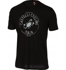Camiseta Castelli manga corta ARMANDO vintage negro