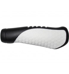 Puños Sram comfort Grips 133mm color Negro/Blanco