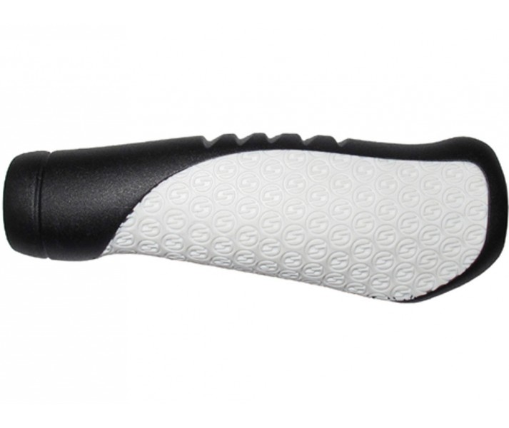 Puños Sram comfort Grips 133mm color Negro/Blanco