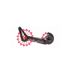 Pata de cambio KCNC con rulinas 12+16D Rojas Shimano Dura-Ace 9100/9150 & Ultegra 8000