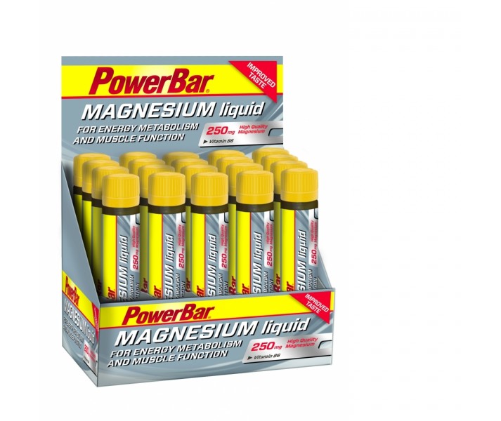 Caja Magnesio Líquido Powerbar Magnesio 20 ud.25ml.