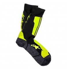 Calcetín Alpinestars Crew Negro/Amarillo