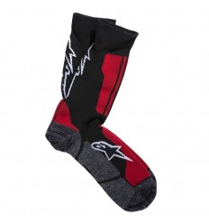 Calcetín Alpinestars Crew Negro/Rojo