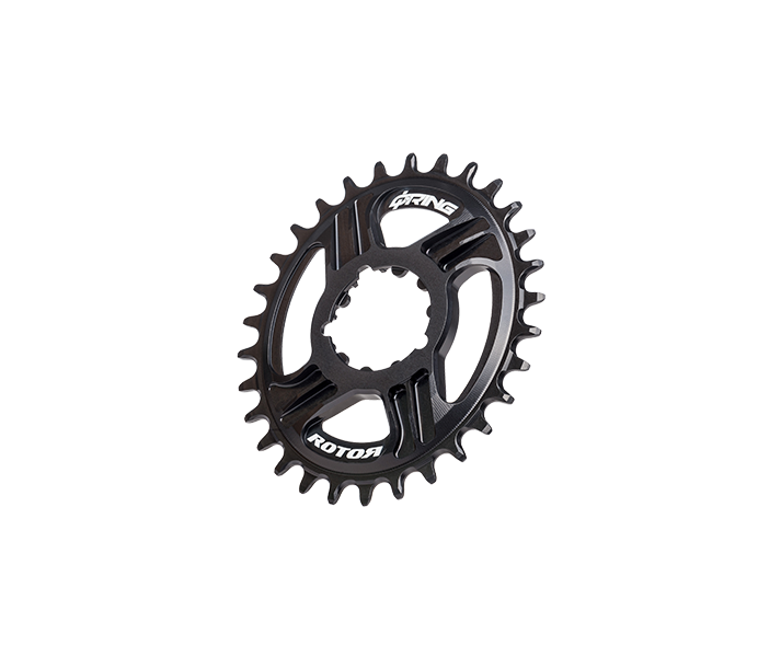 Plato Rotor Mtb Ovalado Dm Para Sram 3Mm Offset Negro (Boost)