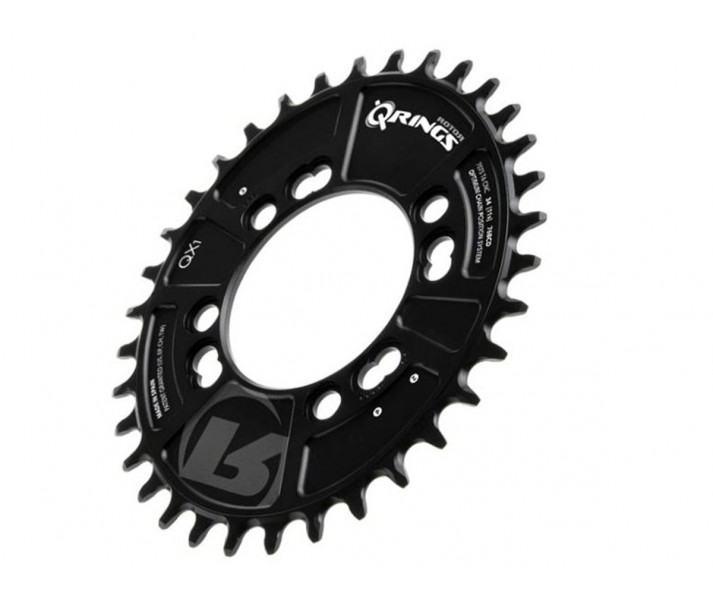 Plato Rotor Montaña Ovalado QX1 36T BCD76 X1 Negro