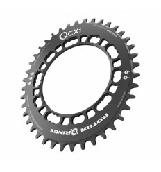 Plato Rotor Ciclo Cross Ovalado QCX1 Cx1 40-BCD110X5-Aero-Negro