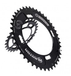 Plato Rotor Montaña Ovalado QX2 25T BCD64X4 Interior Negro