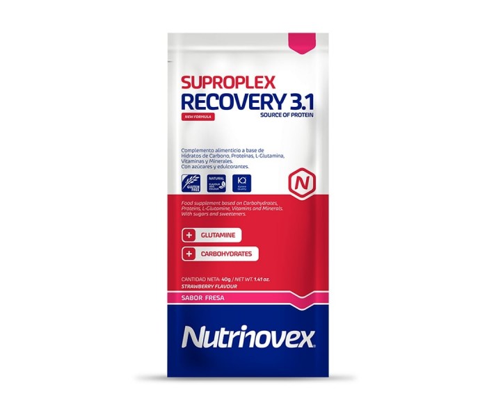 Recuperador Nutrinovex Suproplex Recovery 3.1 - Fresa