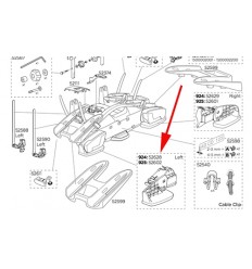 Soporte Luces Izquierda Thule 924-926 Velocom