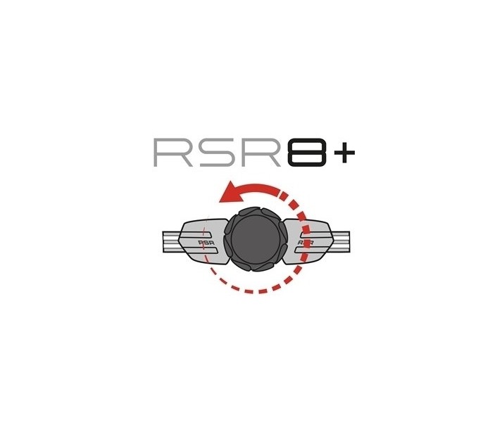 Sistema De Rentención Rudy Project Rsr8 + Kit Para Wing57/Airstorm Blanco/Rojo