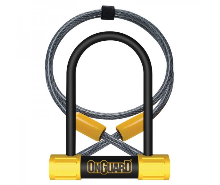 Candado Mini OnGuard Horquilla Bulldog DT 90x140 mm+Cable