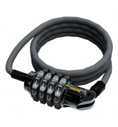 Candado OnGuard Cable Terrier Combo 4 120 cm x 6 mm