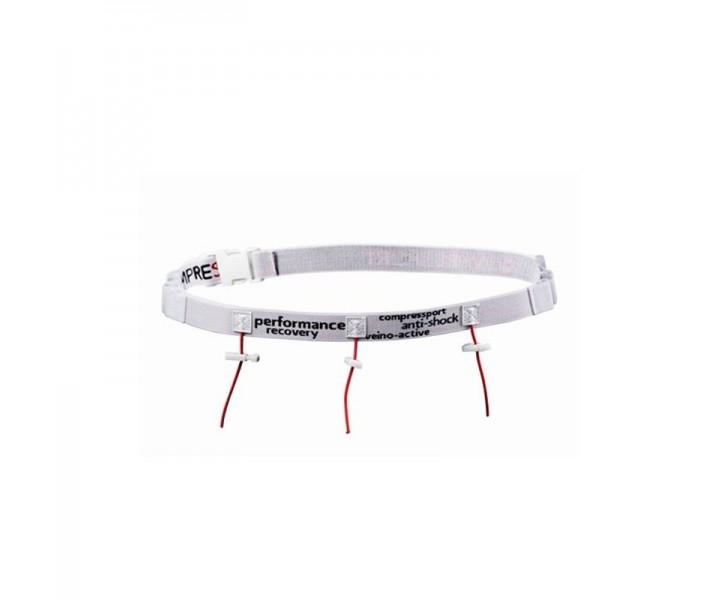 Cinturón Portadorsal Compressport BELT Blanco