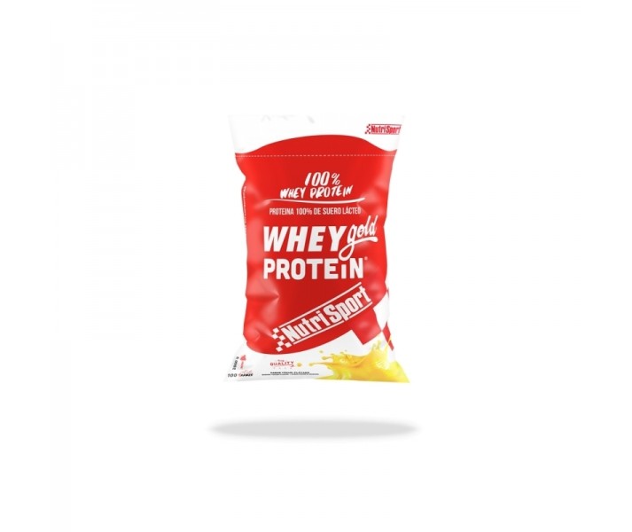 Proteínas Nutrisport Whey gold 2000 sabor plátano