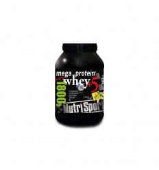 Proteínas Nutrisport Mega protein whey +5 sabor vainilla 1800gr