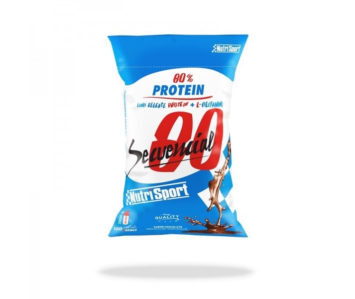 Proteínas Nutrisport Secuencial 80 sabor choco 2000g