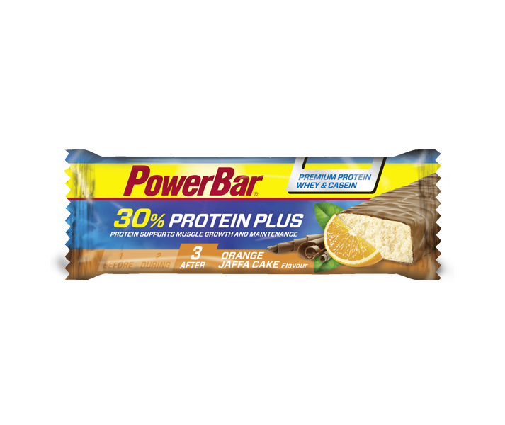 Caja Barritas de Proteínas Powerbar Protein Plus 30% sabor Tarta Naranja 15 ud.5