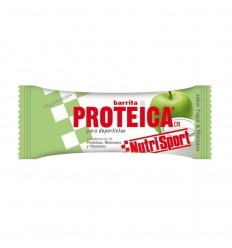 Caja de Barritas proteica Nutrisport sabor yogur-manzana 24 Unidades