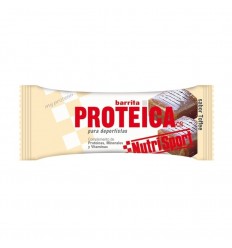 Caja de Barritas proteica Nutrisport sabor toffe 24 Unidades