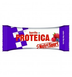 Caja de Barritas proteica Nutrisport sabor red berries 24 Unidades