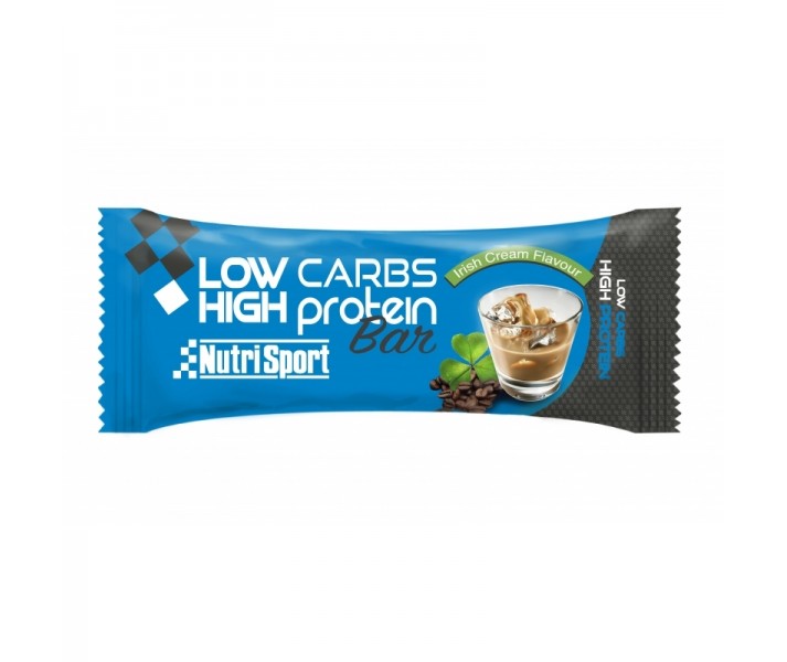 Caja de Barritas Nutrisport Low Carbs High Irish Cream 16 unidades