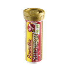 Caja Bebidas Isotónica Powerbar 5 Electrolytes en Tubo sabor Frambuesa -Granada