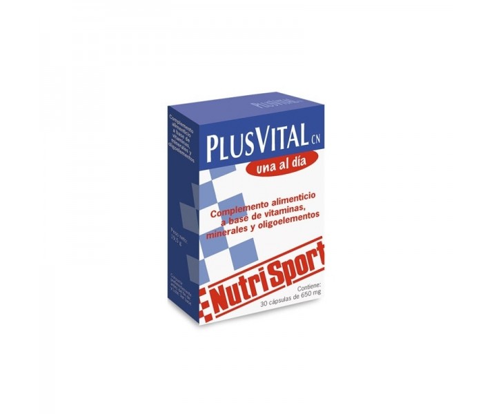 Vitaminas Nutrisport Plusvital Caja 30 cápsulas