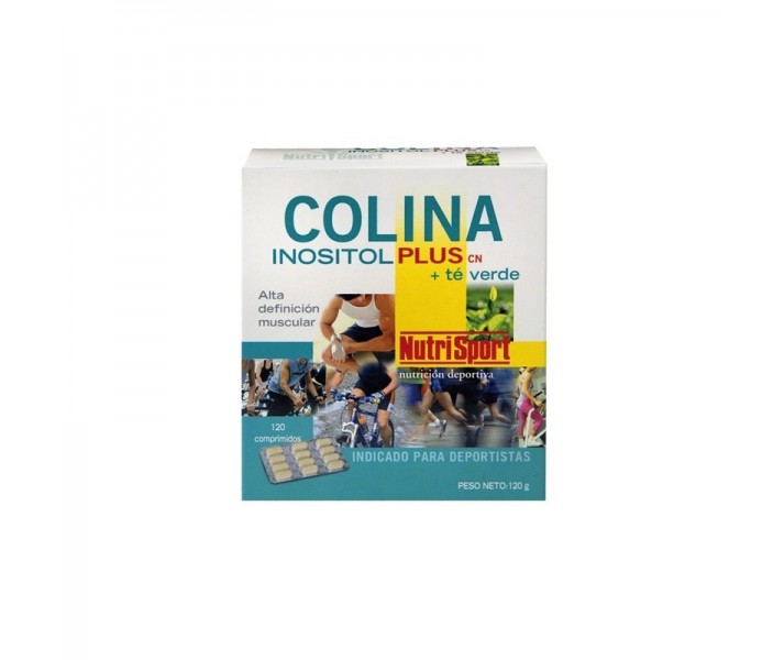 Control de peso Nutrisport Colina inositol plus + te verde 120 comprmidos