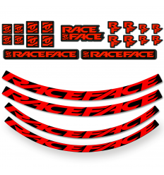 Kit Adhesivos Ruedas Race Faceturbine R / Arc Offset 30 / Ar Offset 30 Rojo