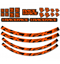 Kit Adhesivos Ruedas Race Faceturbine R / Arc Offset 30 / Ar Offset 30 Naranja