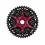 Cassette SUNRACE 11/42 10v MX3 Negro/Rojo