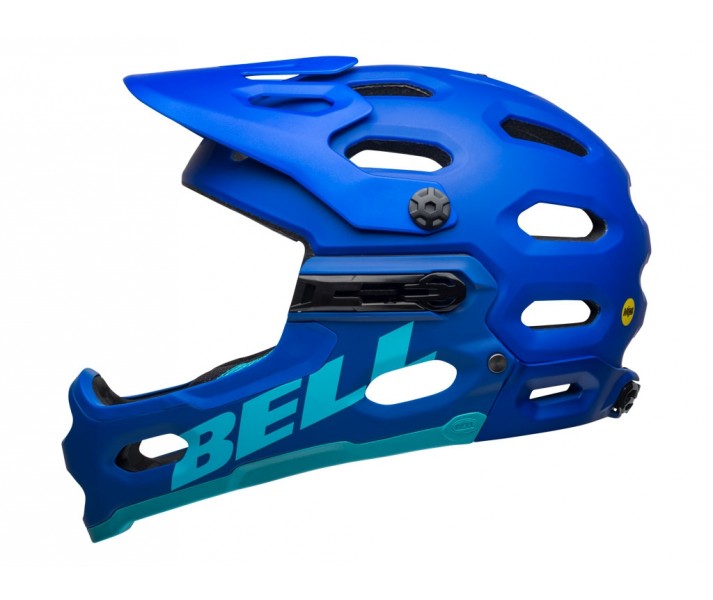 Casco Bell Super 3R Mips Azul Mate/Azul Brillo