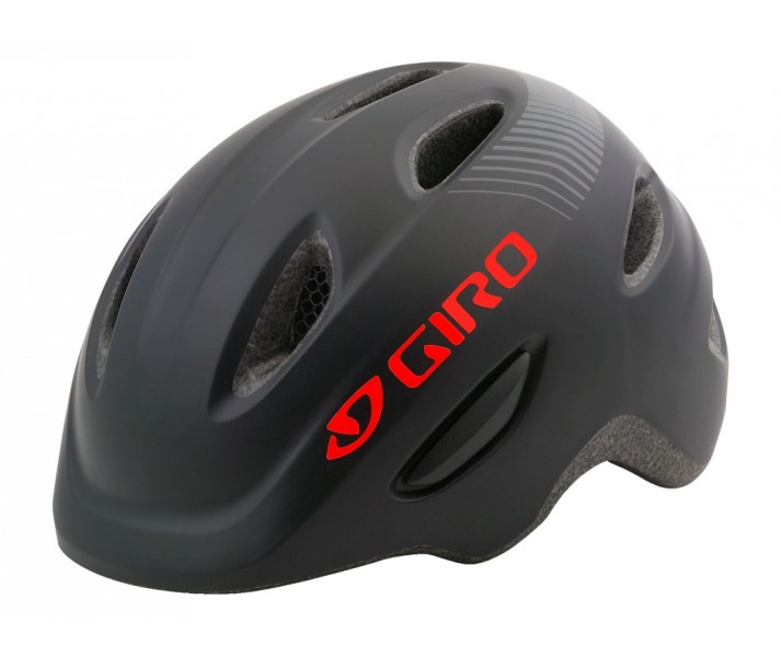 Casco Giro Infantil SCAMP Negro Mate