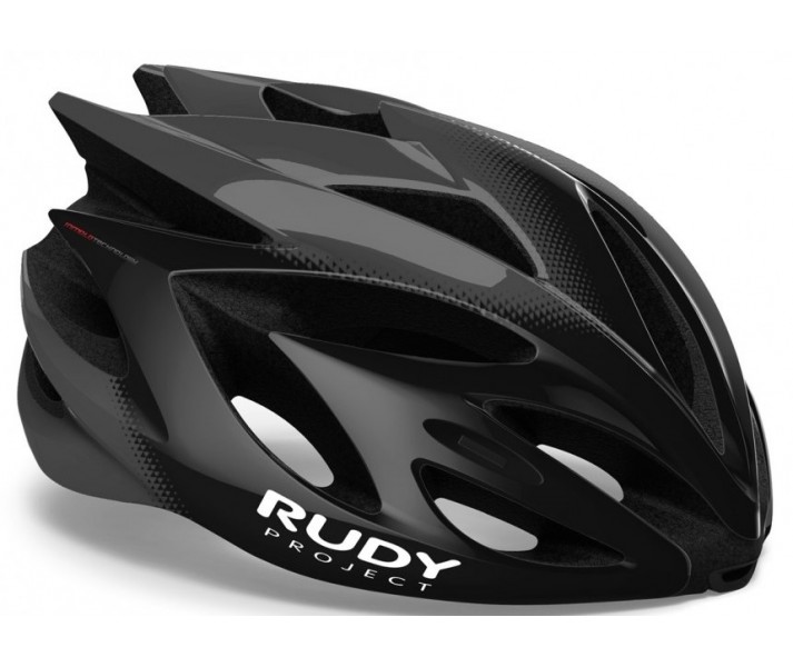 Casco Rudy Project Rush Negro / Titanium (Brillo) Visor Incluido