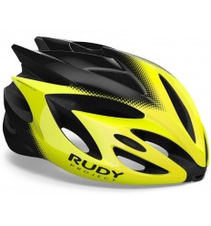 Casco Rudy Project Rush Amarillo Fluor / Negro (Brillo) Visor Incluido