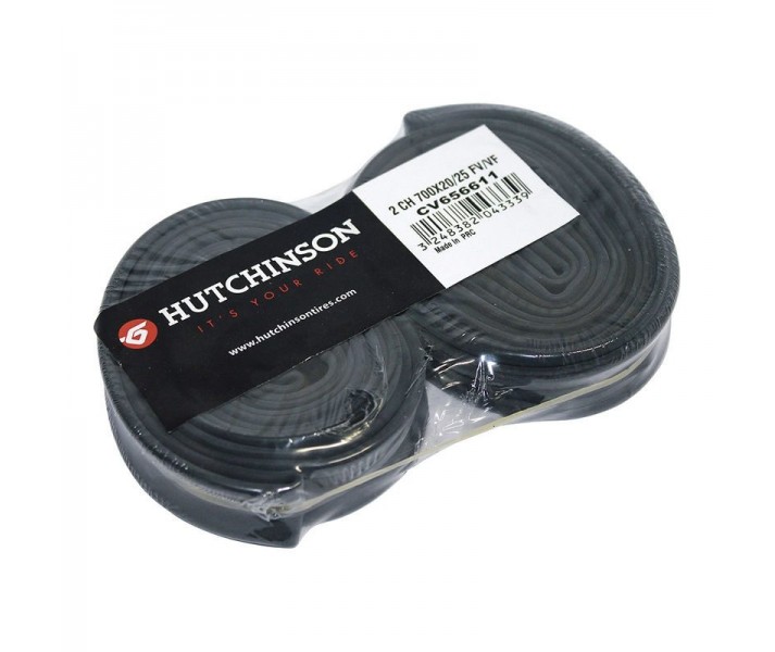 Blister Hutchinson 2 Cámaras 700X28-35 Presta Válvula 48 Mm