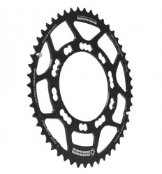 Plato Rotor Carretera Ovalado Q Campagnolo Q 53At BCD135X5 Exterior Negro