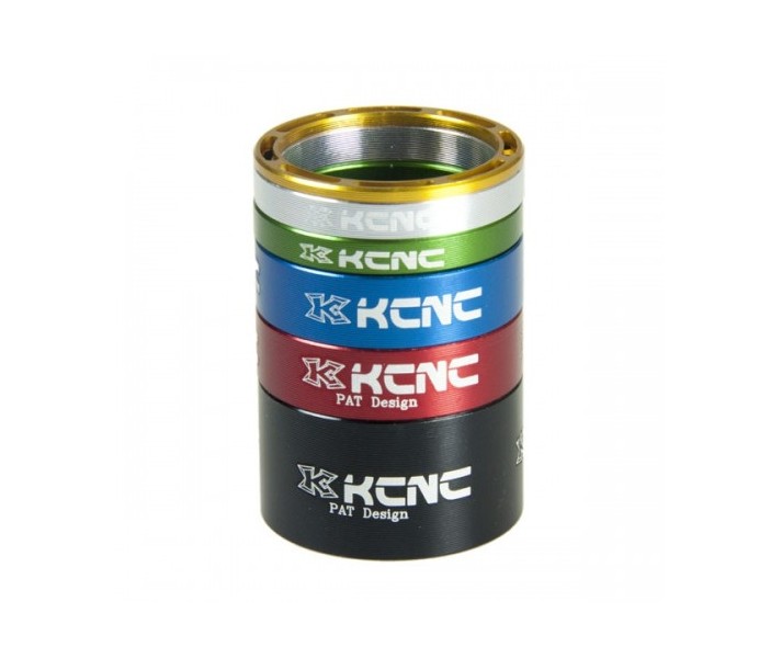 Espaciadores KCNC Hollow 5 anillos plata |KCESP5PLUN|