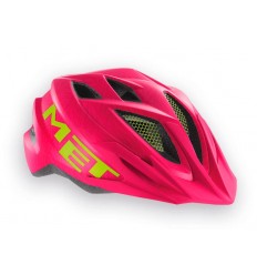 Casco Met Crackerjack Infantil Rosa/Verde